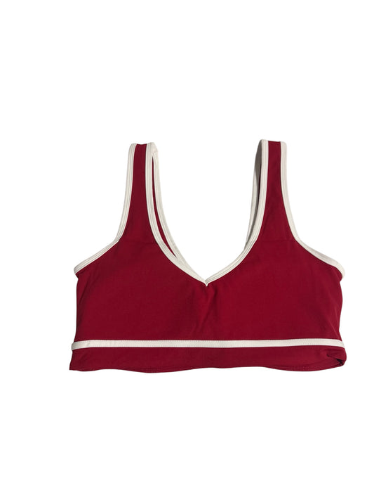 Red sport bra