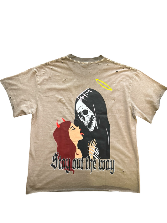 Tan grim reaper shirt