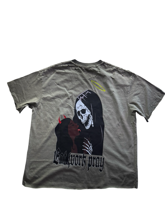 Green grim reaper shirt