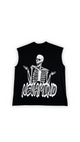 (Szn1) black Sleeveless T-shirt.
