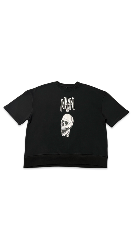 (Szn3) Black Boxy sweatshirt (deuces) - NVM/Nevamind