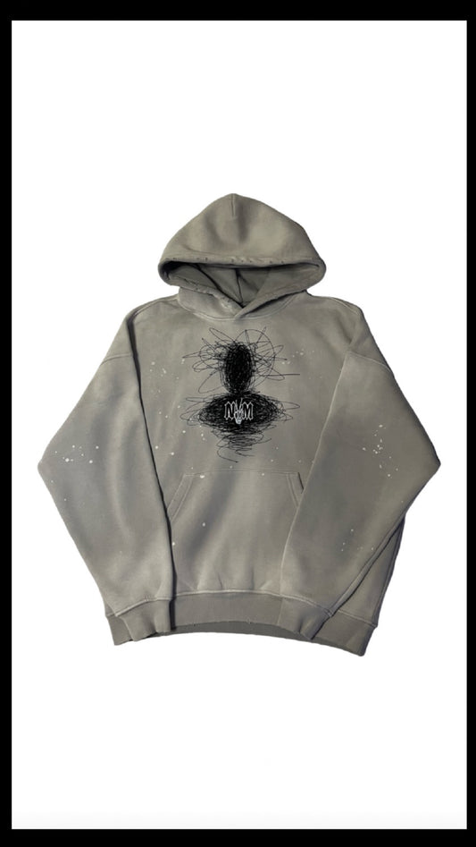 Grey (insanity) hoodie