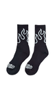 (Szn4) black flame socks