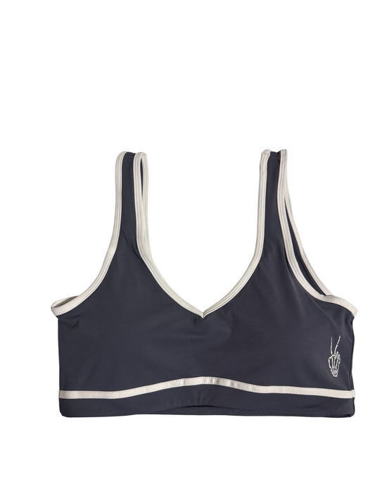Dark grey sport bra