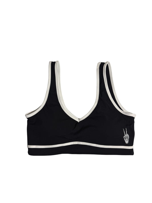 Black sport bra