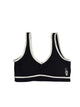 Black sport bra
