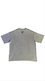 (Szn3) wash grey graffiti shirt - NVM/Nevamind