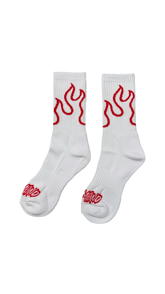 (Szn4) red flame socks