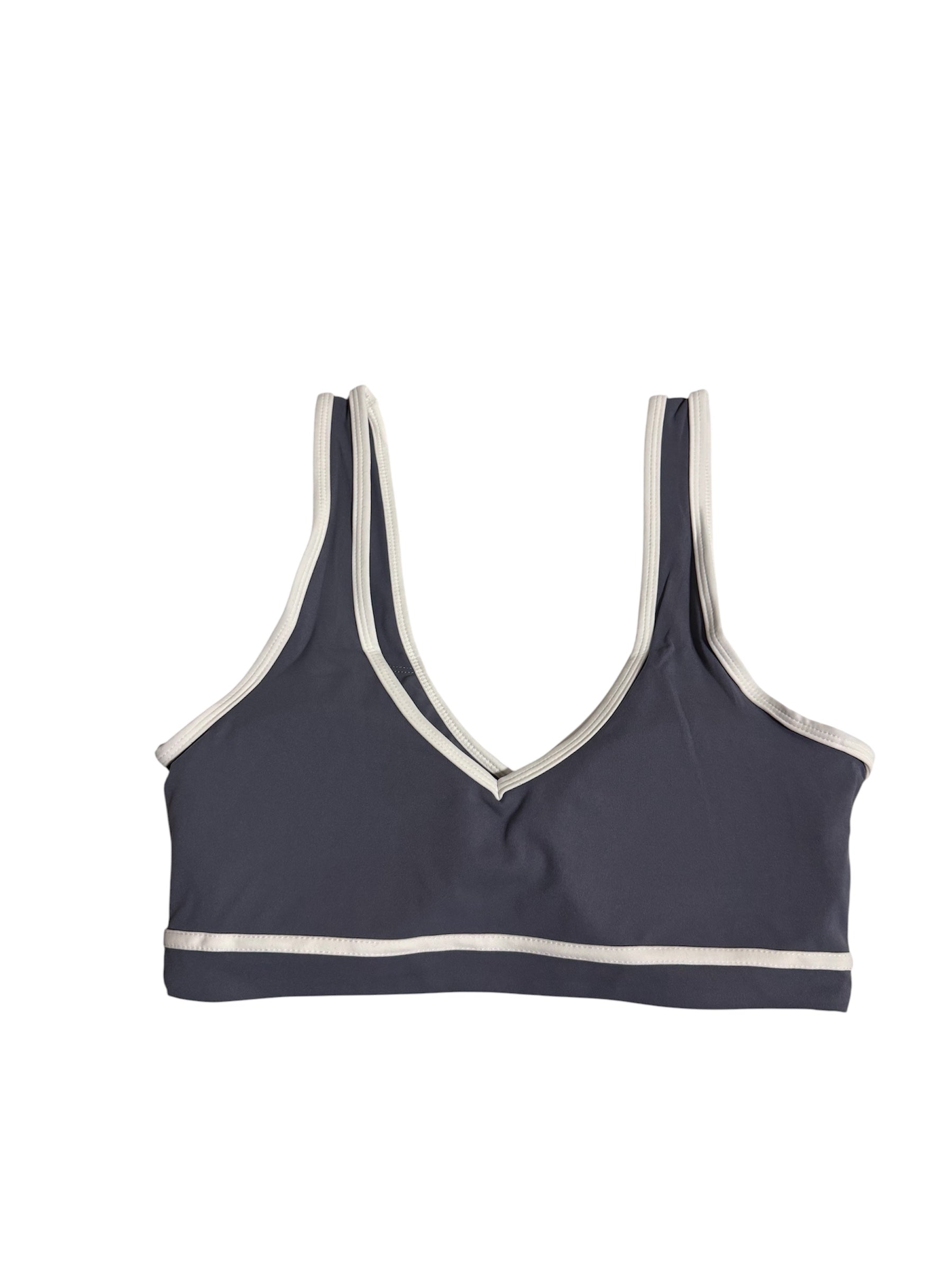 Dark grey sport bra