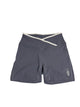 Dark grey cross waist shorts
