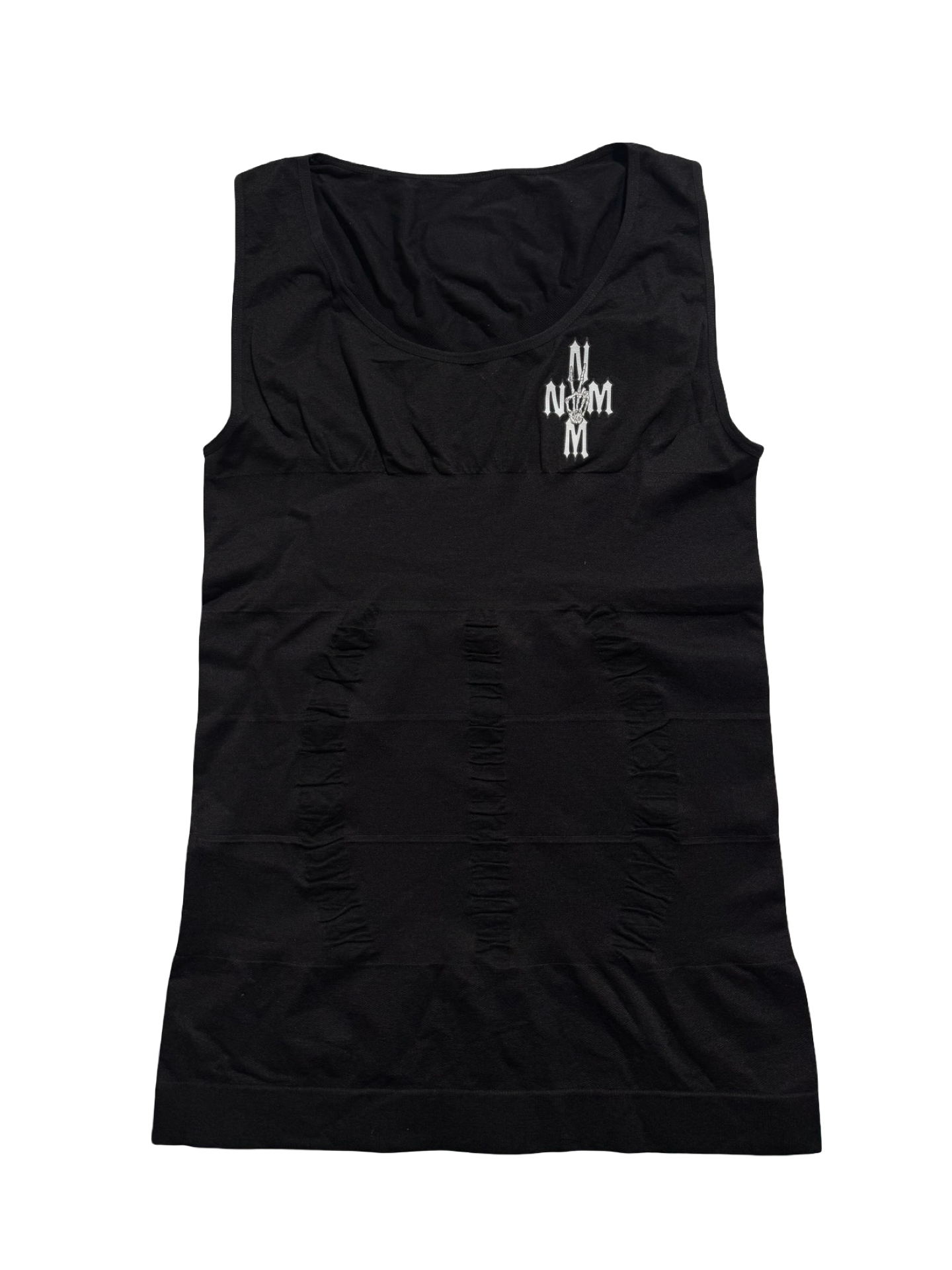 Black compression tank top