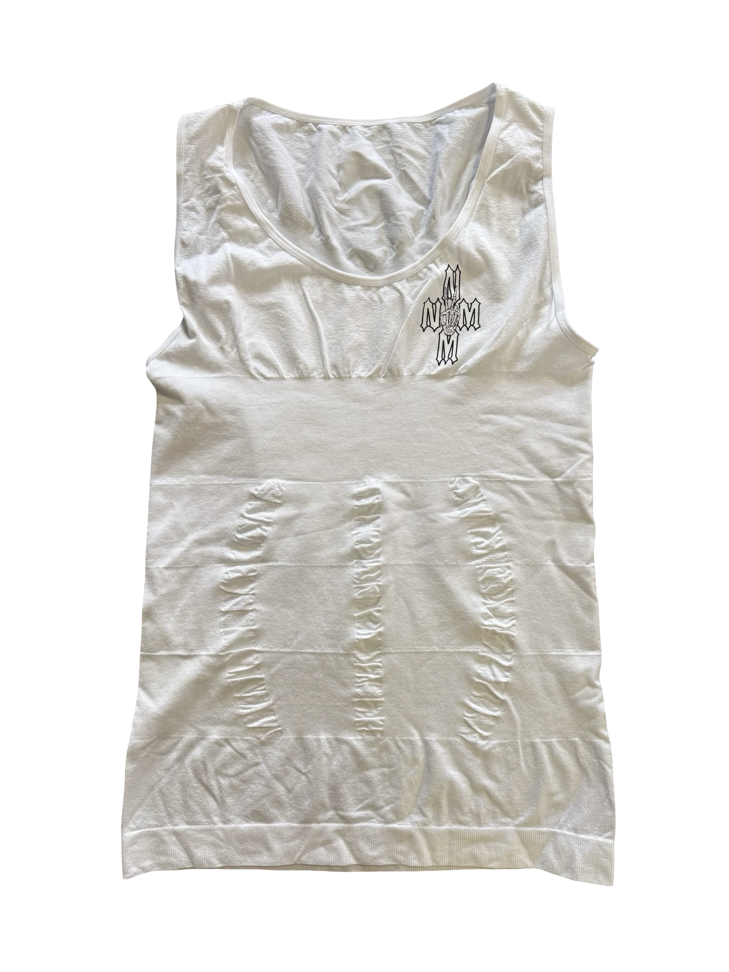 White compression tank top
