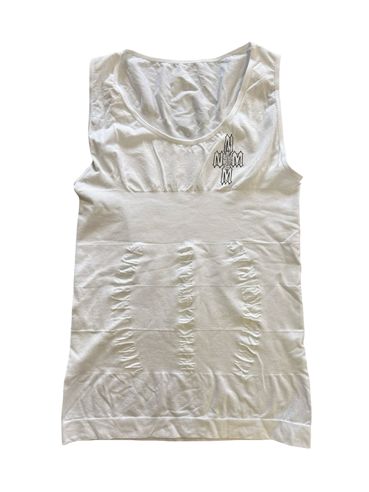 White compression tank top