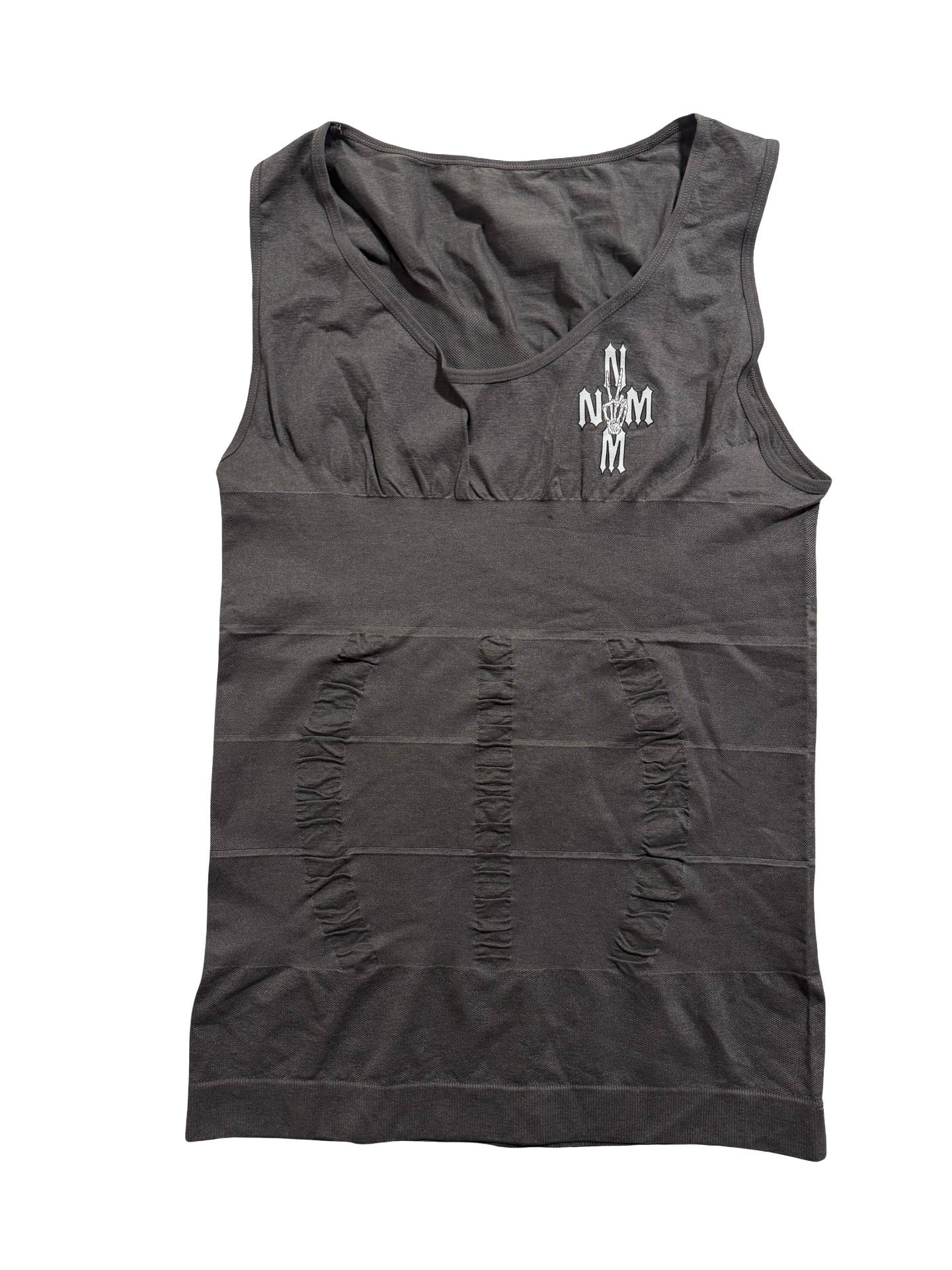 Grey compression tank top