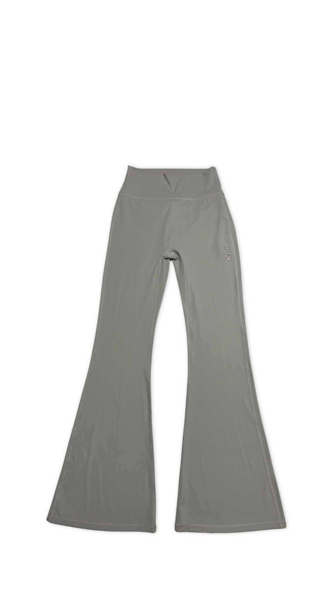 (Szn2) sliver grey flared leggings - NVM/Nevamind