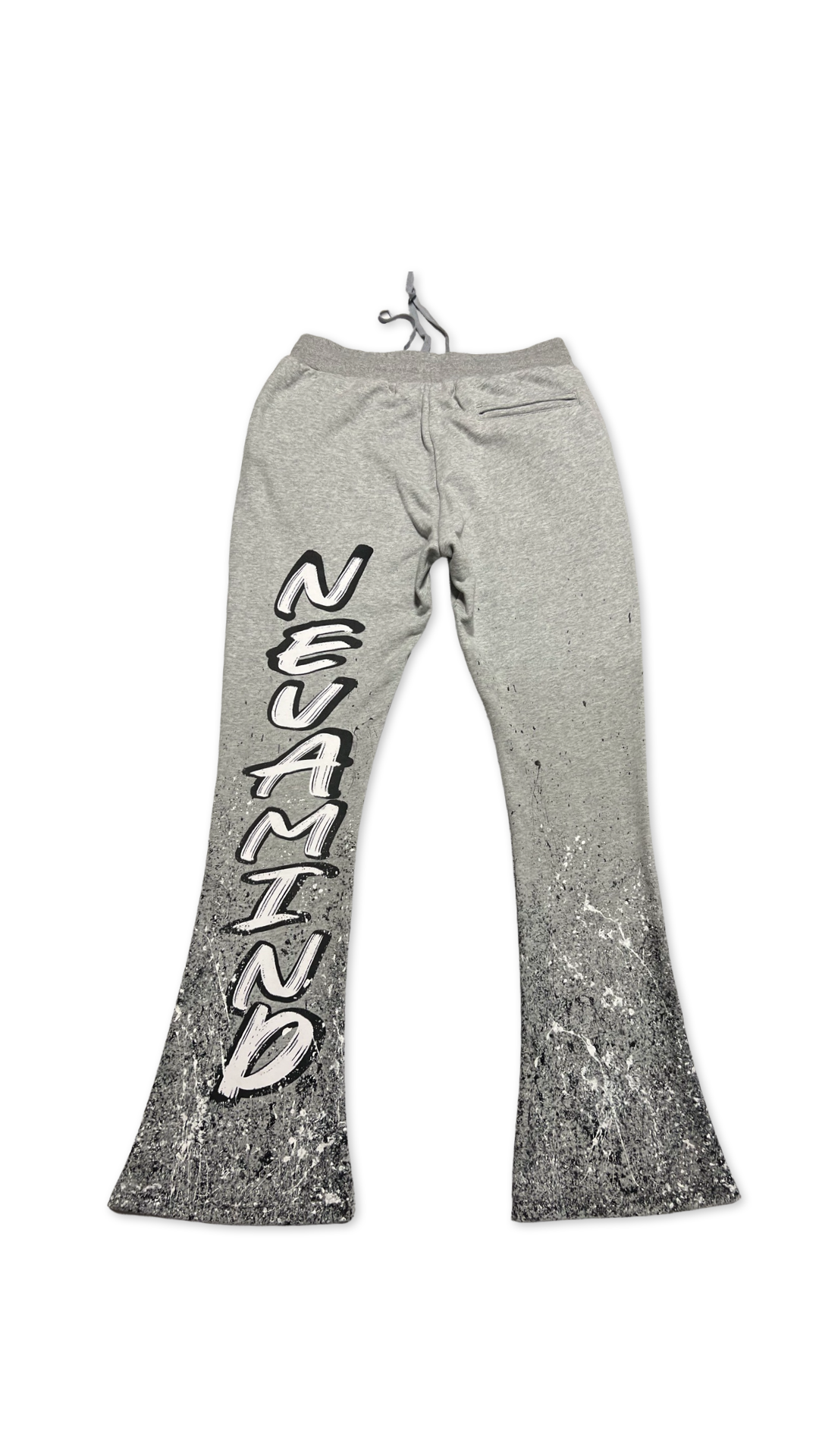 (Szn1 x phase2) Light Grey (messy) NVM flare pants.