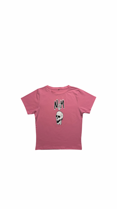 (Szn3) pink crop shirt - NVM/Nevamind