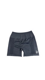 (Szn2) Dark smoke grey gym shorts.