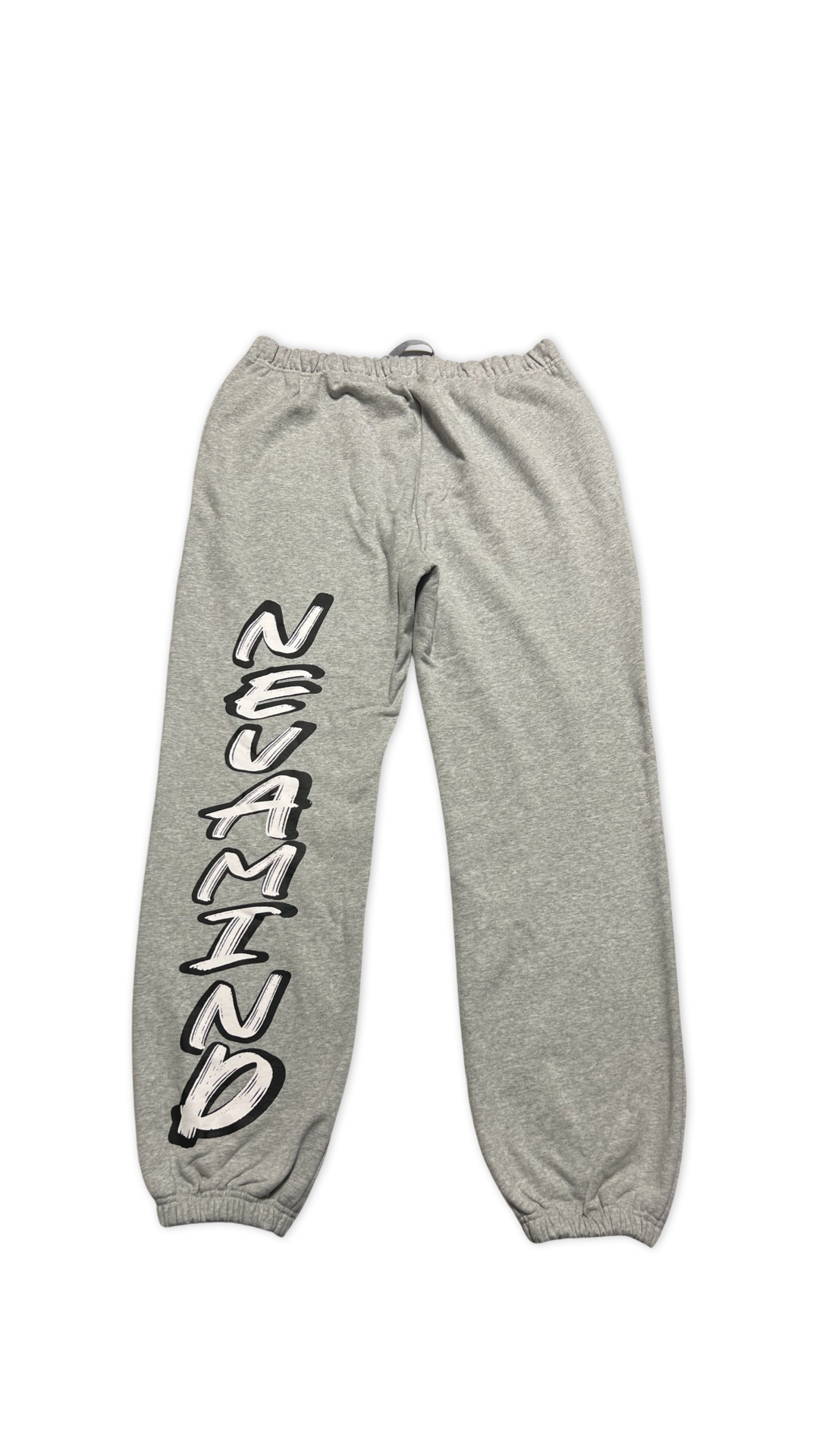 (Szn1 x phase2) Light grey oversized gym joggers.