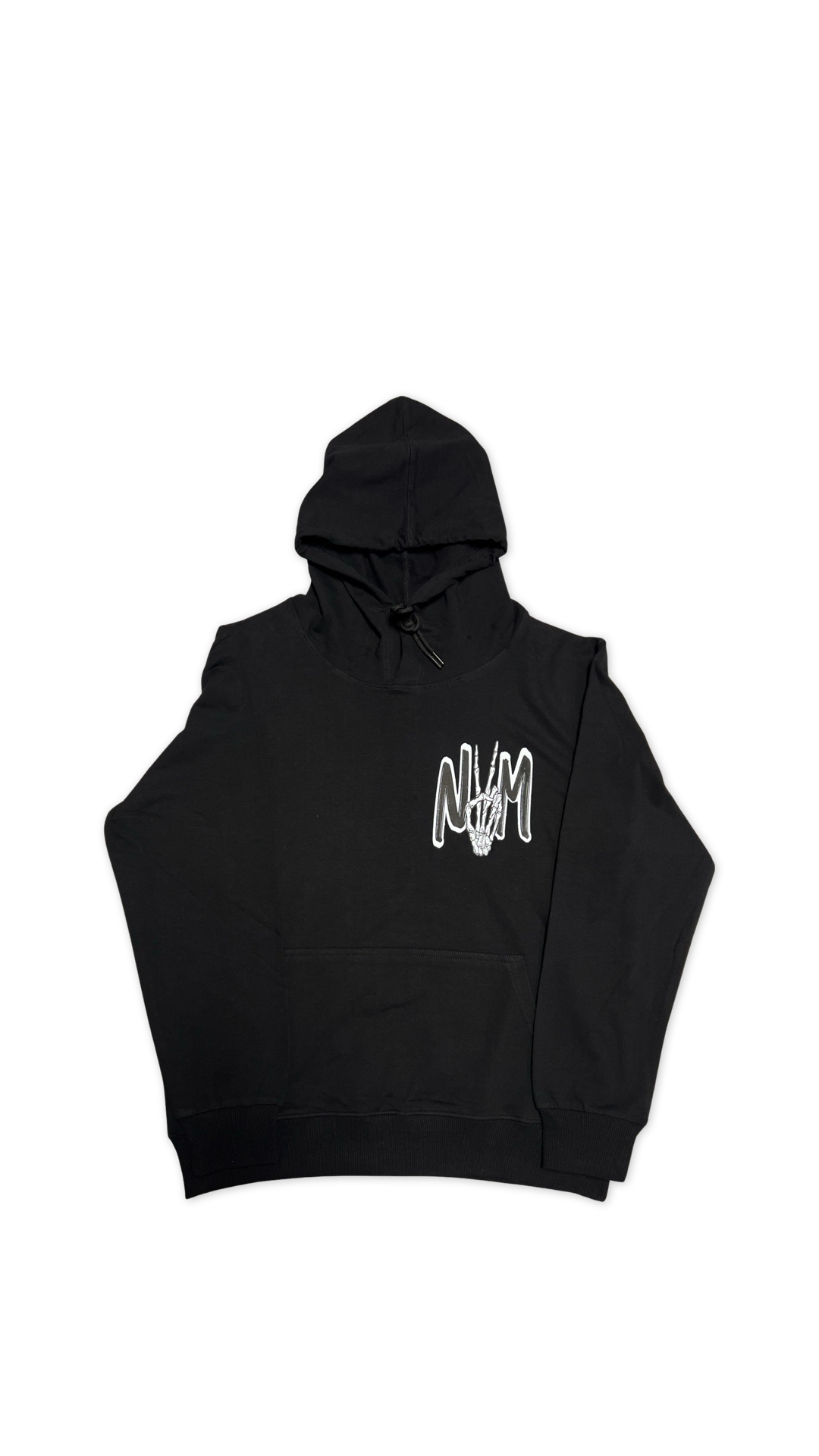 (Szn2) Black gym skull hoodie - NVM/Nevamind