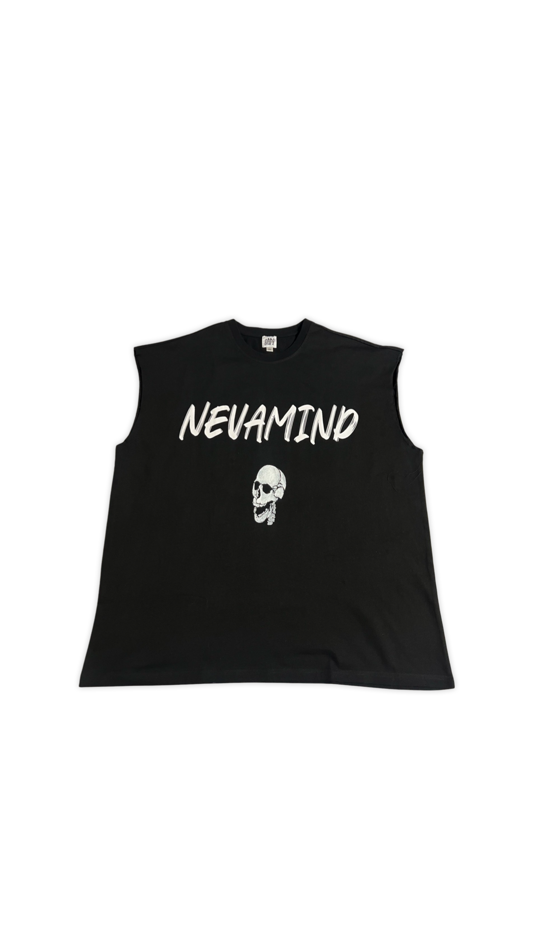 (Szn1 x phase2) black Sleeveless NVM T-shirt.