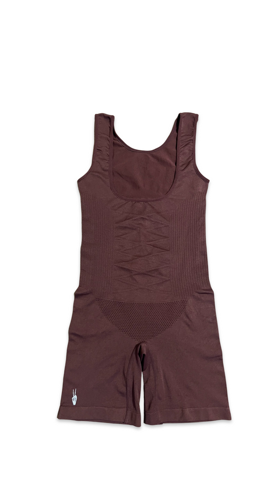 (Szn2) coco Brown romper body suit (smaller fit women).