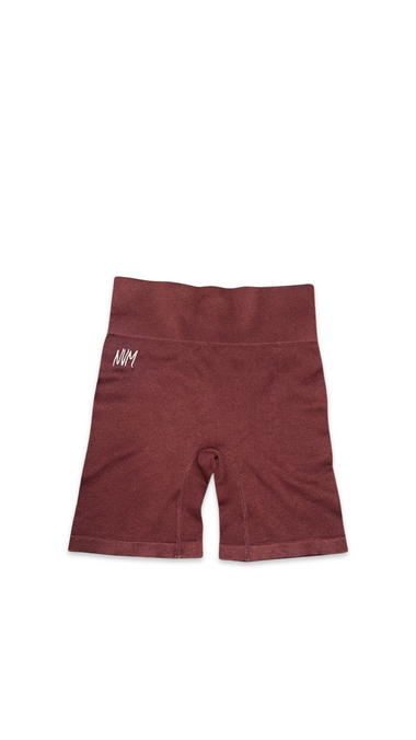 (Szn1) coco brown lounge ribbed shorts (small women & youth).