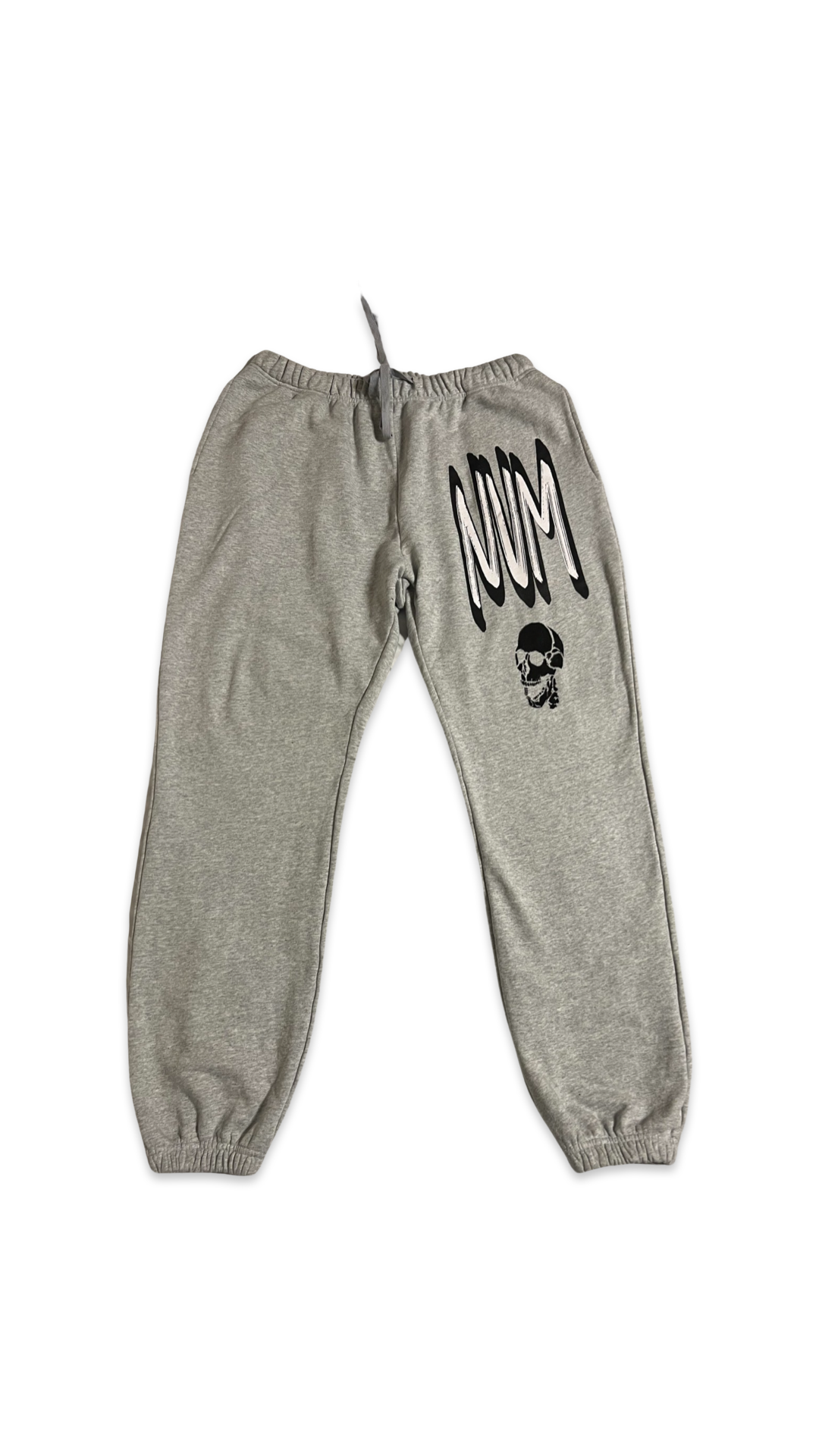 (Szn1 x phase2) Light grey oversized gym joggers.