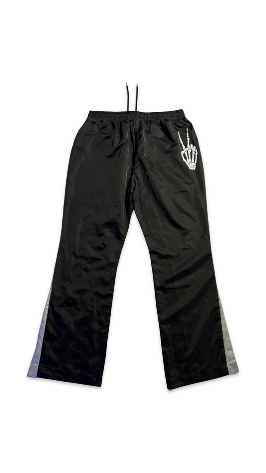 (Szn2) Black&silver luxury track pants - NVM/Nevamind