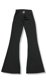 (Szn2) (black) scrunch flared leggings