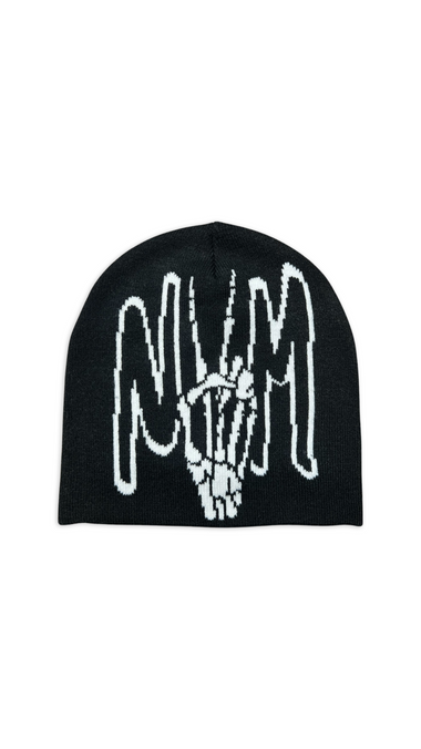 (Szn2) black NVM beanie - NVM/Nevamind