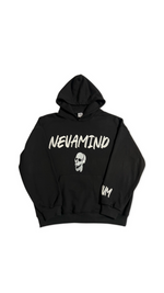 (Szn1 x phase 2) black Oversized NVM hoodie.