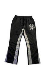 (Szn2) Black&silver luxury track pants - NVM/Nevamind