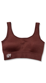 (Szn1) (coco Brown ribbed) push-up bra